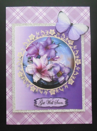 liliy greetings lilac by Hazel Sumner