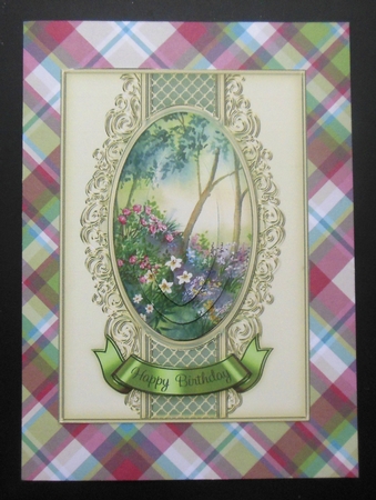 Christmas Colors 9 - 8x8 Plaid Tartan Backgrounds by Hazel Sumner