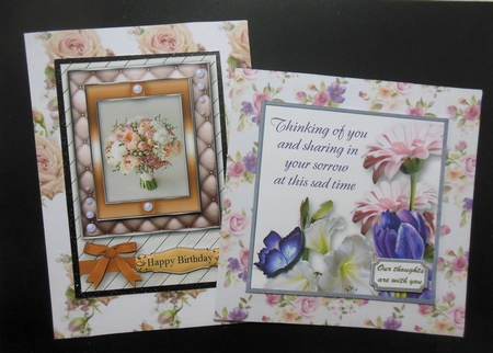 8x8 Vintage Floral Background Kit by Hazel Sumner