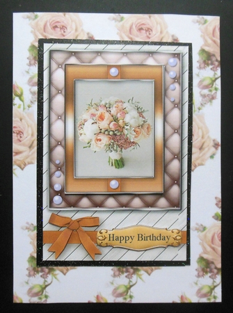 8x8 Vintage Floral Background Kit by Hazel Sumner