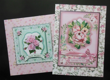 Shabby Floral Backgrounds by Hazel Sumner