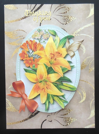 2 Beautiful  Rose and LillyToppers  by Hazel Sumner