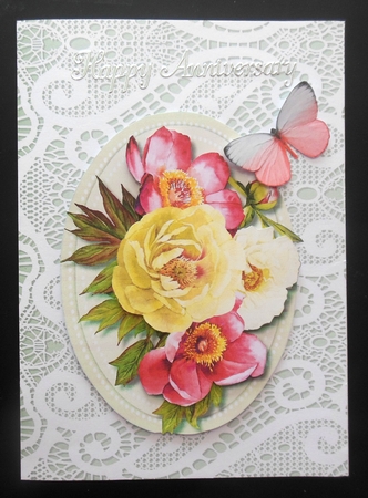 2 Beautiful  Rose and LillyToppers  by Hazel Sumner