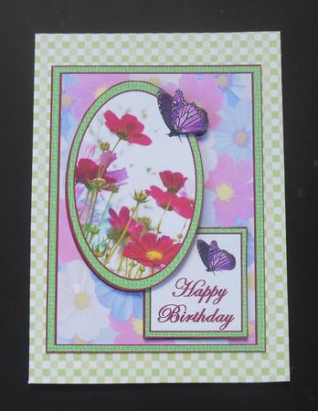Cosmos Quick Card by Hazel Sumner