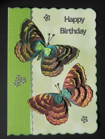 Vintage Butterflies 3D by Hazel Sumner