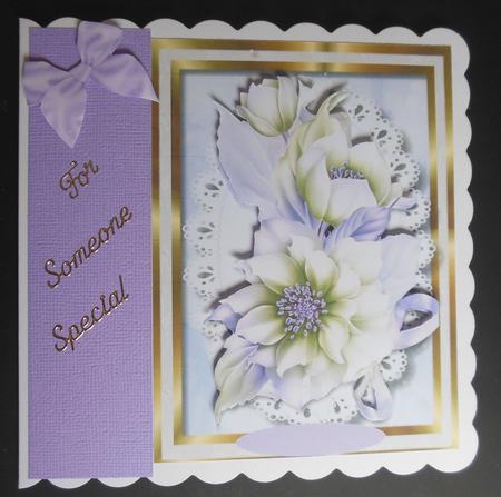 Lovely Lilac and Craem Hellebore  by Hazel Sumner