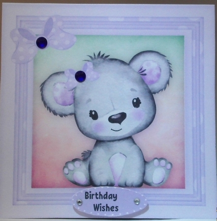 6, Cute Koala Card Fronts  by Hazel Underwood