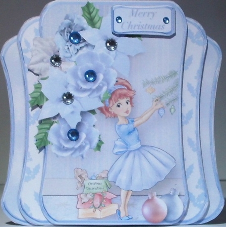 Hanging the Decorations - Three Layer Card Mini Kit by Hazel Underwood
