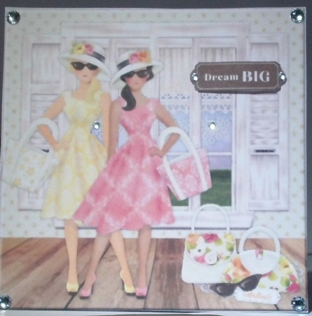 Fabulous Girls  Card Topper  2 by Hazel Underwood
