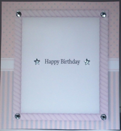 Beautiful Pink & Lilac Insert 8x8 by Hazel Underwood