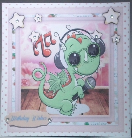  Groovy Green Dragon  by Hazel Underwood