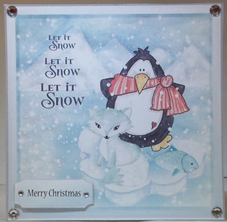 Jolly Penguin Quick Card Bundle by Hazel Underwood