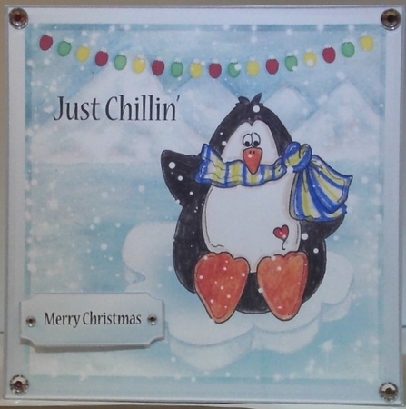 Jolly Penguin Quick Card Sheet-1 by Hazel Underwood
