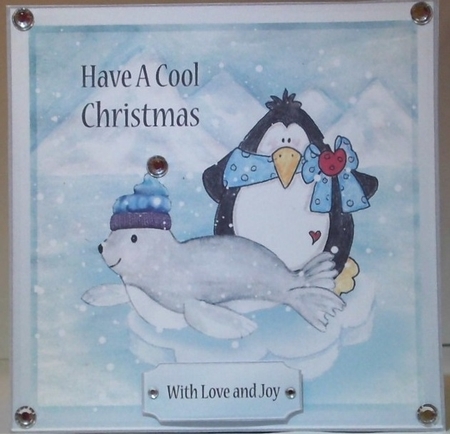 Jolly Penguin Quick Card Sheet-5 by Hazel Underwood