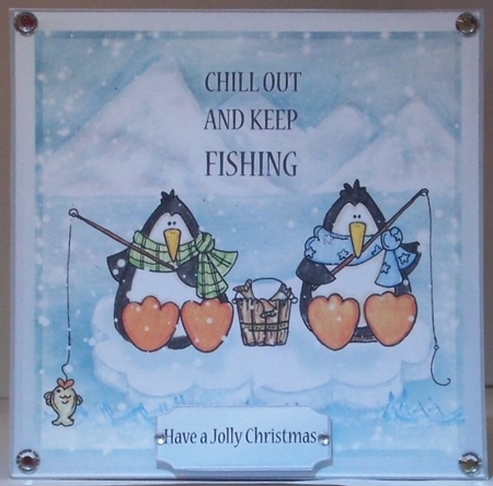 Jolly Penguin Quick Card Sheet-7 by Hazel Underwood