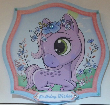Beautiful Fantasy Pony Topper  by Hazel Underwood