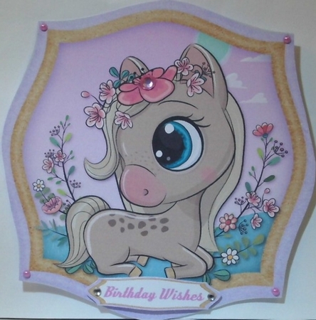 Beautiful Fantasy Pony Topper  by Hazel Underwood