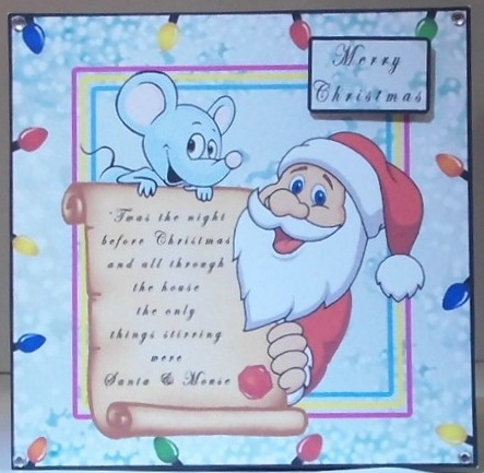 Twas The Night Before Christmas - Decoupage by Hazel Underwood