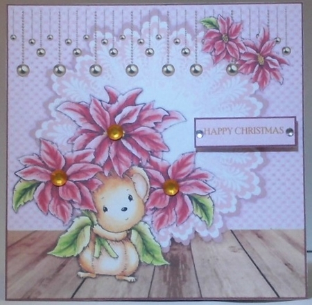 Cute Christmouse Topper by Hazel Underwood