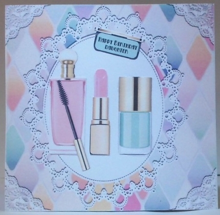  8 Pretty Diamond and oval lace topper, card fronts with bows 7x7 bumper kit by Hazel Underwood