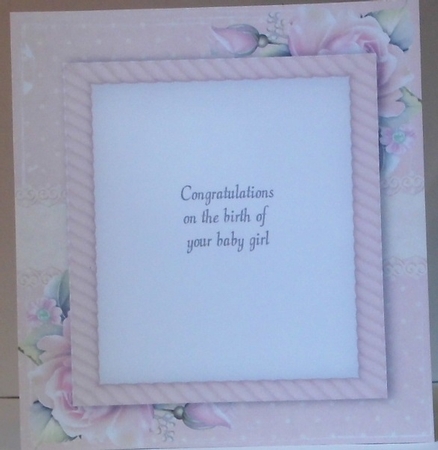 Beautiful Pink Insert 8x8 by Hazel Underwood