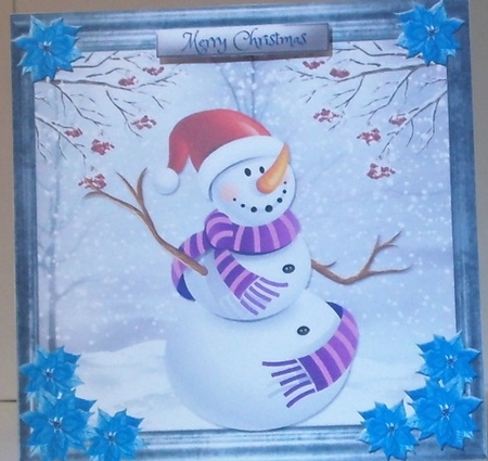 Cute Snowman 4 by Hazel Underwood