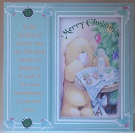 Christmas Tea Time with Verse  by Hazel Underwood