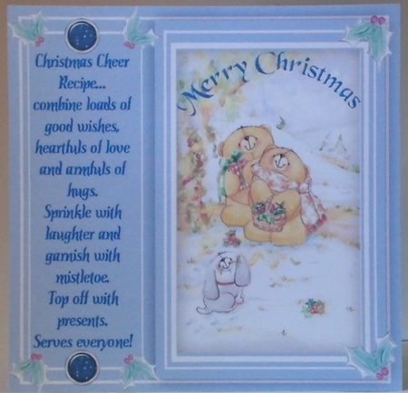 Cuddles in the Snow  by Hazel Underwood