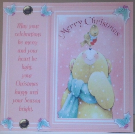 Teds Christmas Robin  by Hazel Underwood