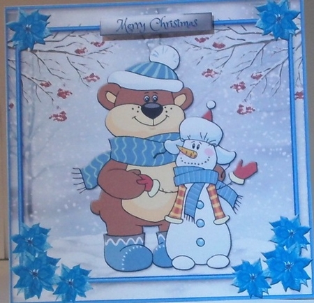 Adorable Snowman 3 by Hazel Underwood