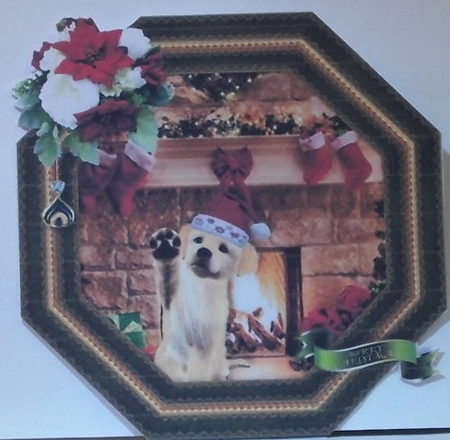 Christmas Critters - Festive Pup by Hazel Underwood
