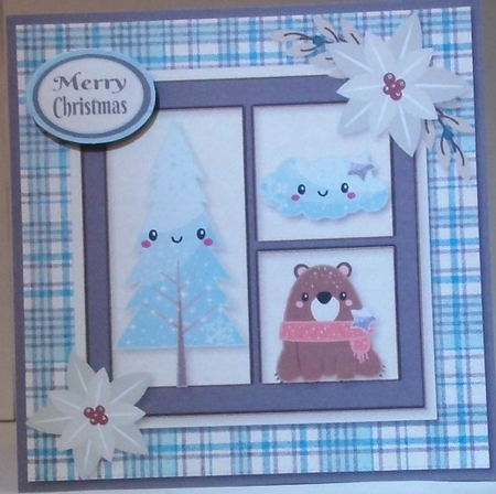 Winter Forest Christmas Bear by Hazel Underwood