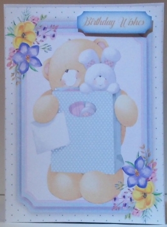 A5 , Teds Rabbit Bag  by Hazel Underwood