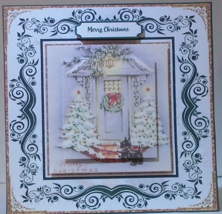 At Home for Christmas Topper 1 by Hazel Underwood