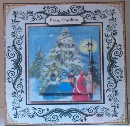 Christmas Carols Topper 1 by Hazel Underwood