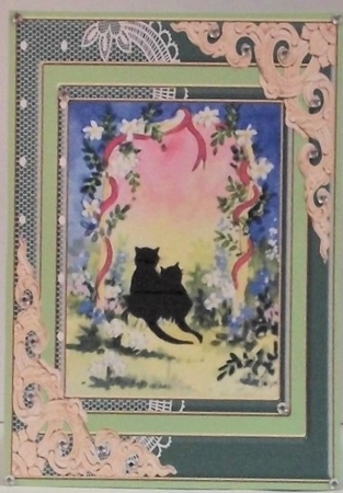 Love On A Summer Evening A5 Quick Card by Hazel Underwood