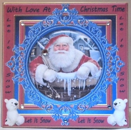 Santa let it snow by Hazel Underwood