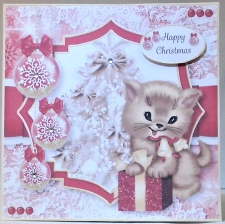 Kitten Christmas 2 by Hazel Underwood