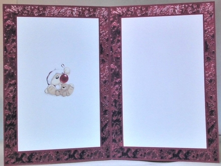Son and Grandson 1st Christmas Insert by Hazel Underwood