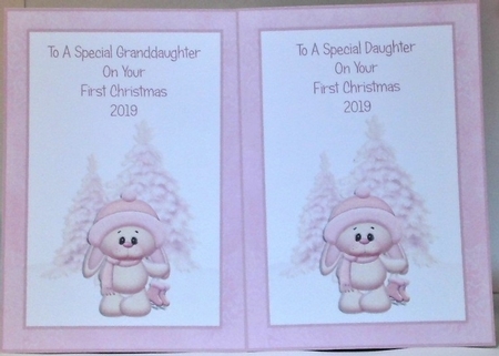 Daughter & Granddaughter First Christmas 2021 by Hazel Underwood
