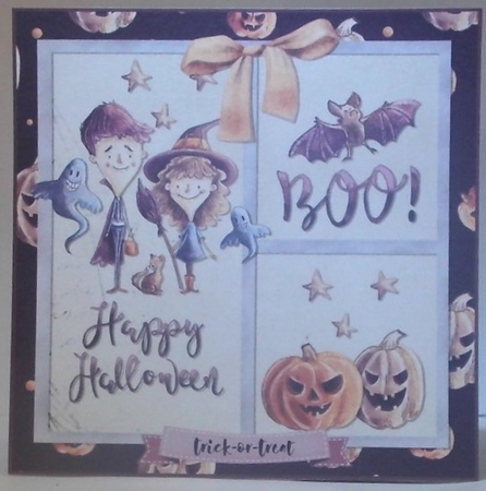 Happy Halloween Kids Quick Card 1 by Hazel Underwood