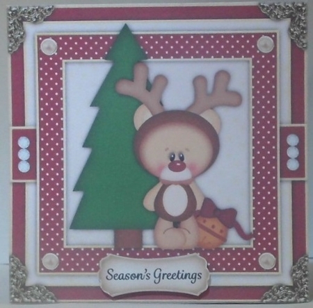 Beary Christmas2 Mini Card Kit by Hazel Underwood