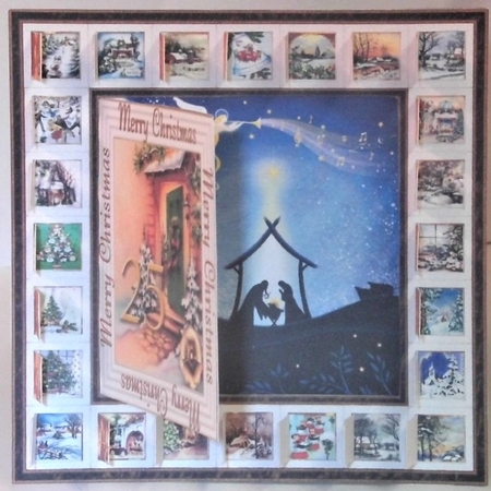 8x8 Advent Calendar Card - Welcome Home by Hazel Underwood