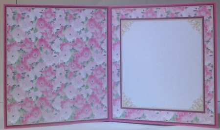 Pink Floral Insert by Hazel Underwood