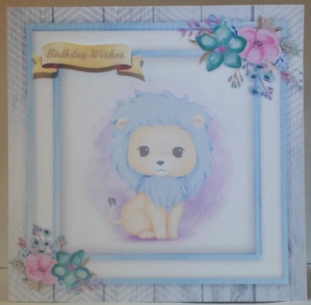 Beautiful Water Coloured Lion  by Hazel Underwood