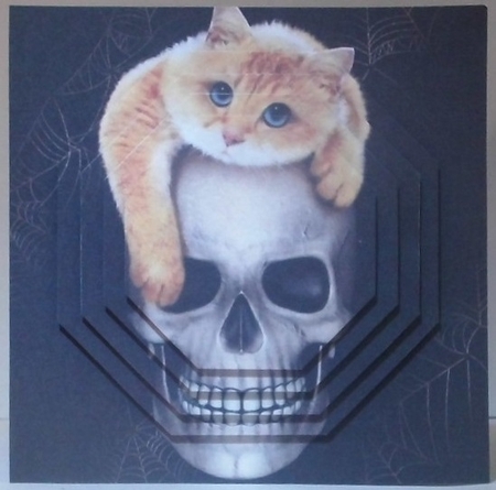 All Hallows Eve - The Day Of The Dead 41 - Pyrimage/Pyramid + Insert & Tag by Hazel Underwood