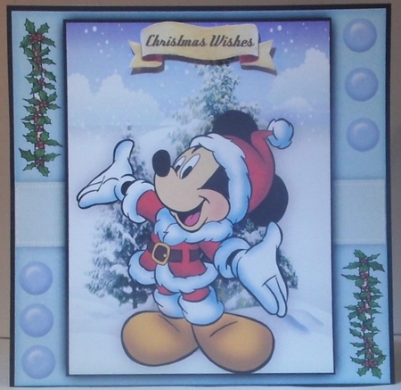8, Christmas Animals Card Fronts + 2 Inserts by Hazel Underwood