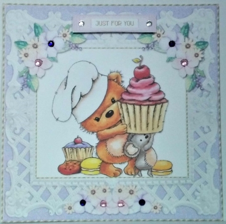 Cupcake Cuties Birthday Topper by Hazel Underwood