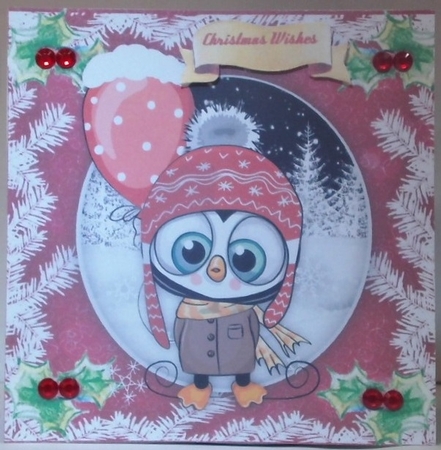 Owl iwith a Balloon  by Hazel Underwood
