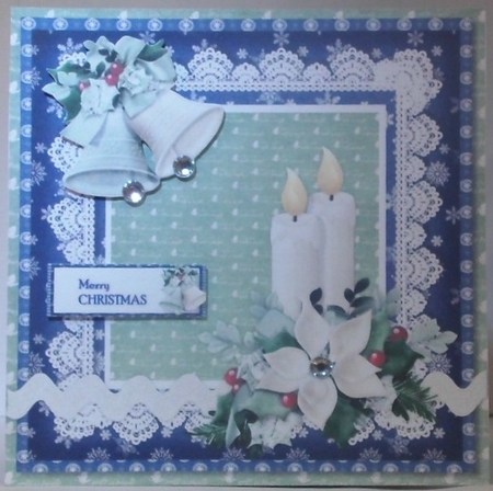 Bumperkit 3 Christmas Minikits Lace Frame by Hazel Underwood